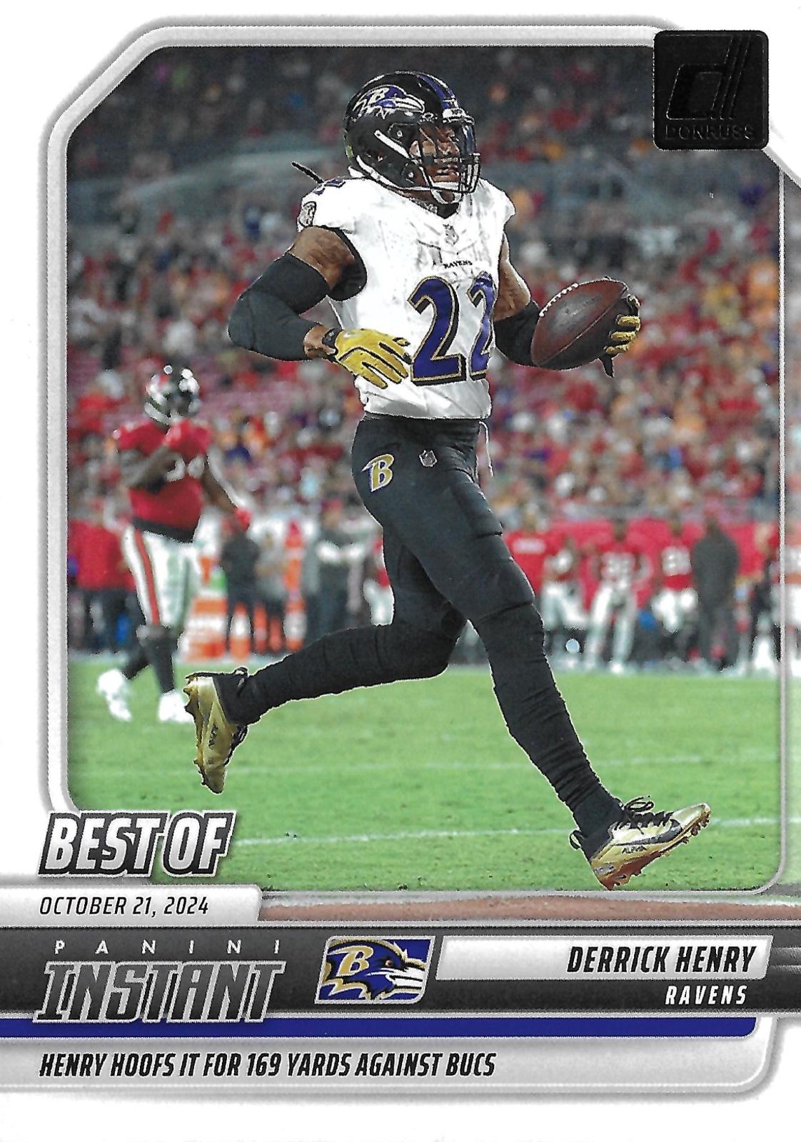 2025 Panini Donruss Best of Instant Derrick Henry #INS-DHY card