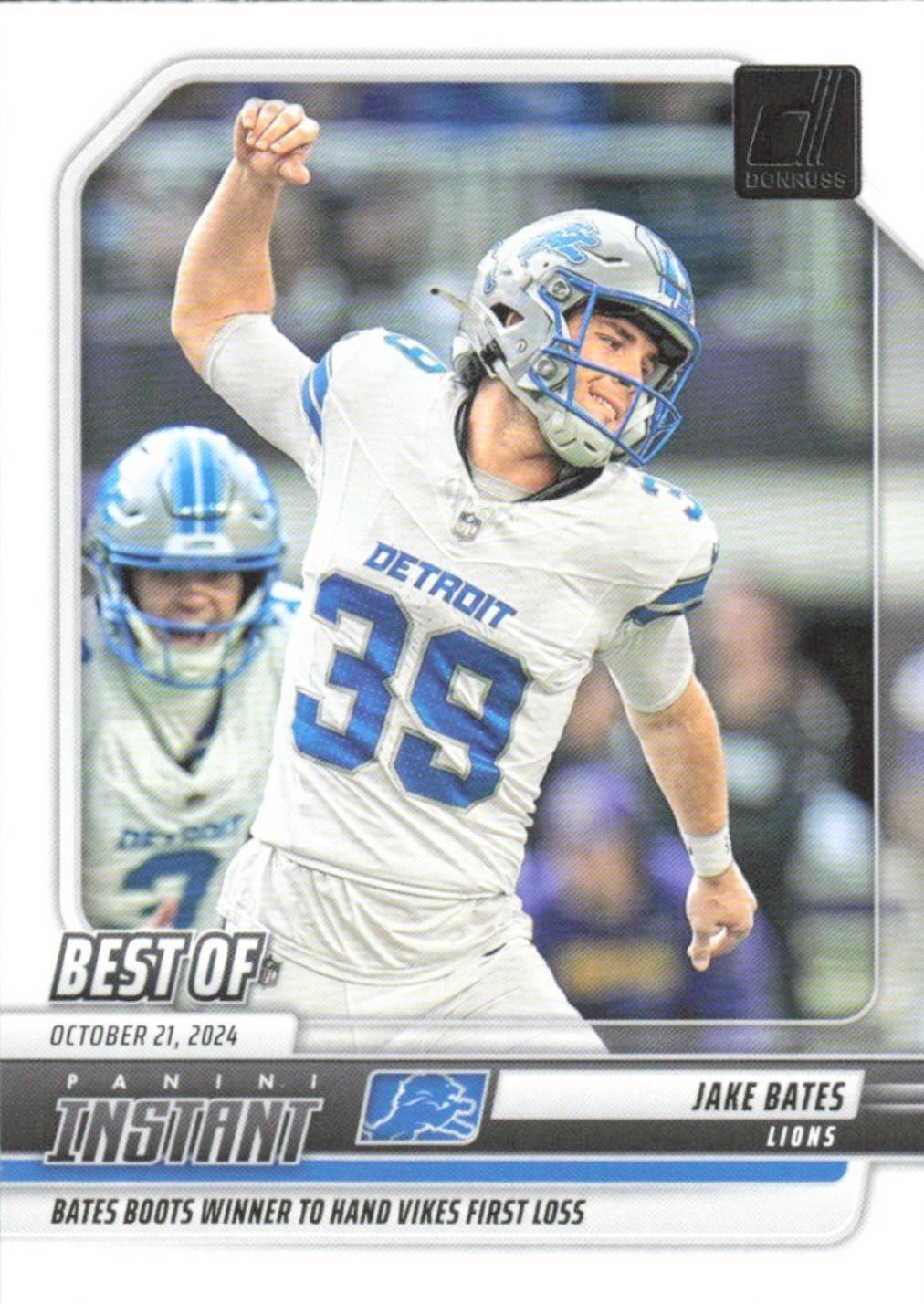 2025 Panini Donruss Best of Instant Jake Bates #INS-JBS card
