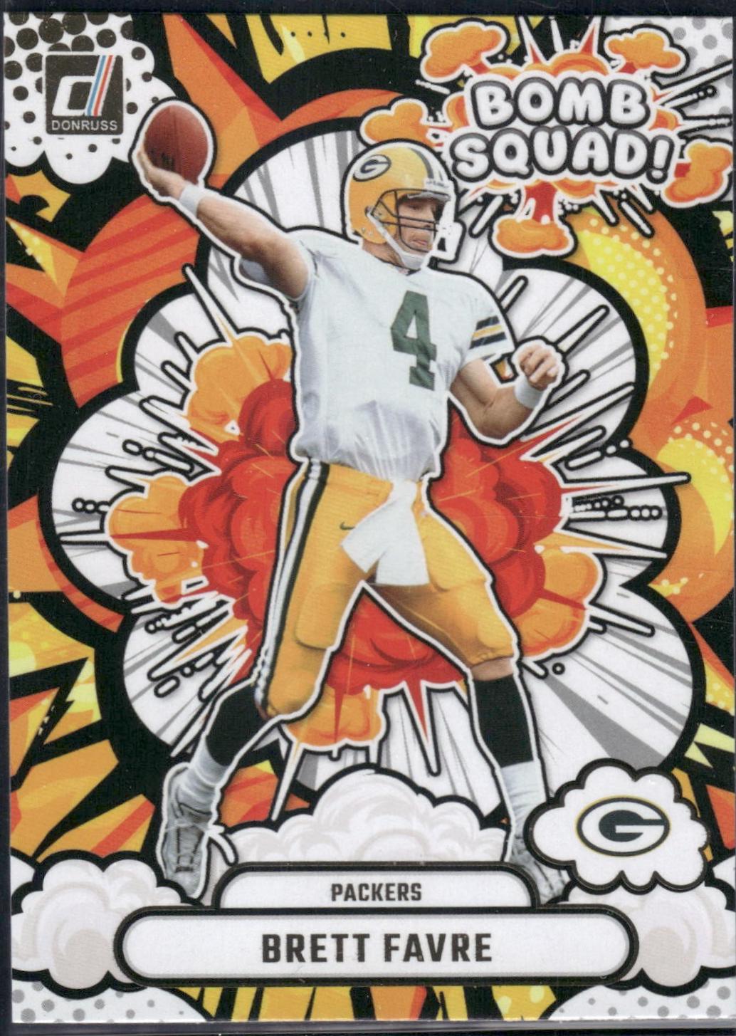 2025 Panini Donruss Bomb Squad Brett Favre #BS-BFE card