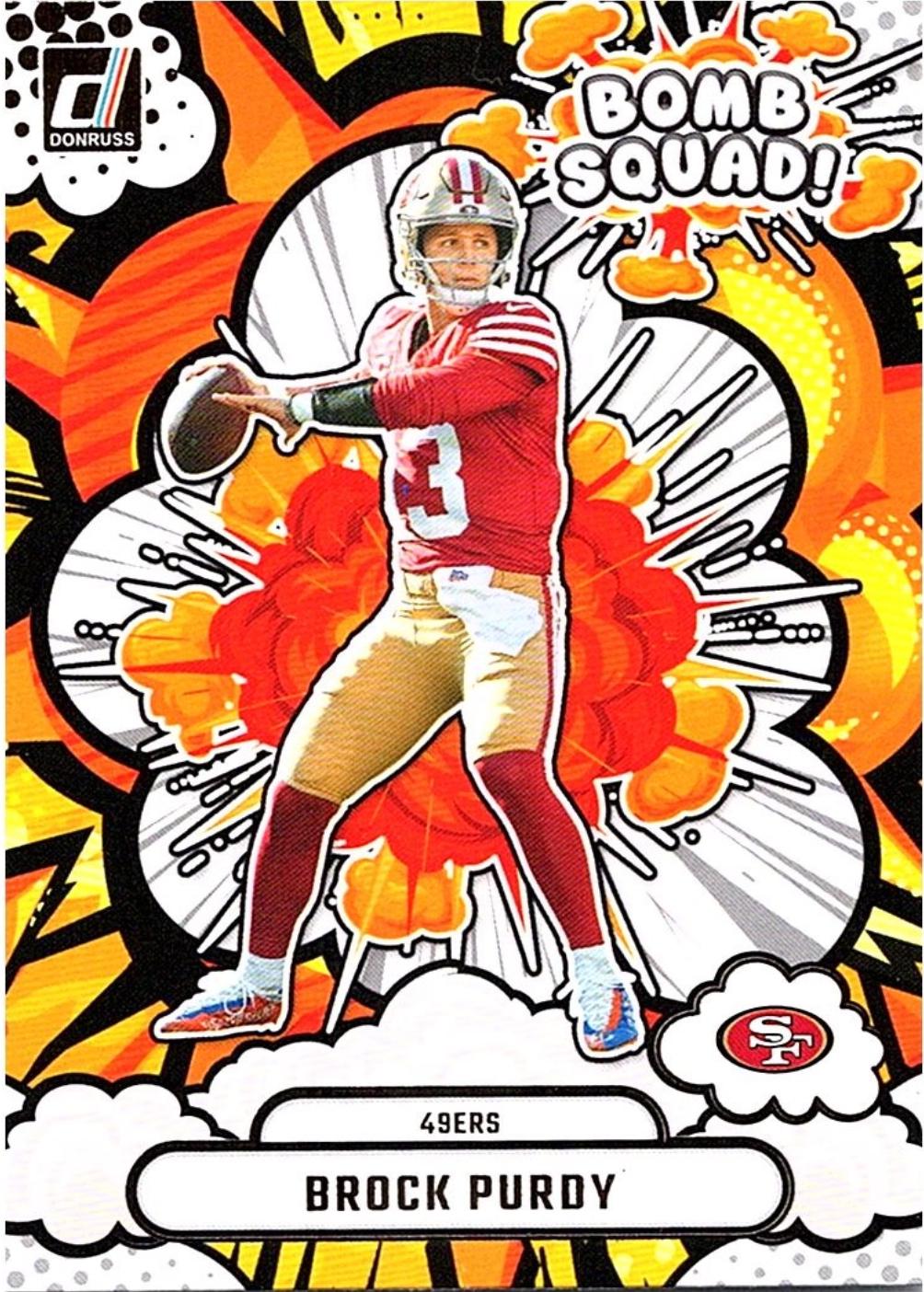 2025 Panini Donruss Bomb Squad Brock Purdy #BS-BPY card