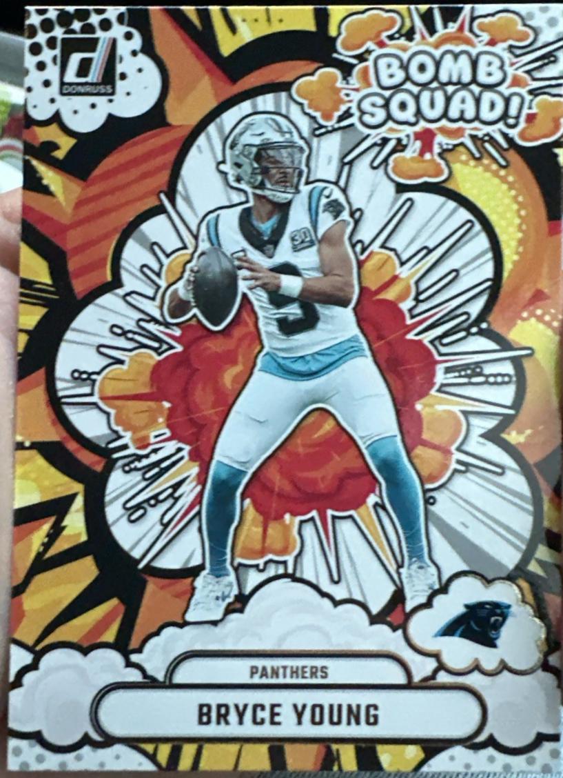 2025 Panini Donruss Bomb Squad Bryce Young #BS-BYG card