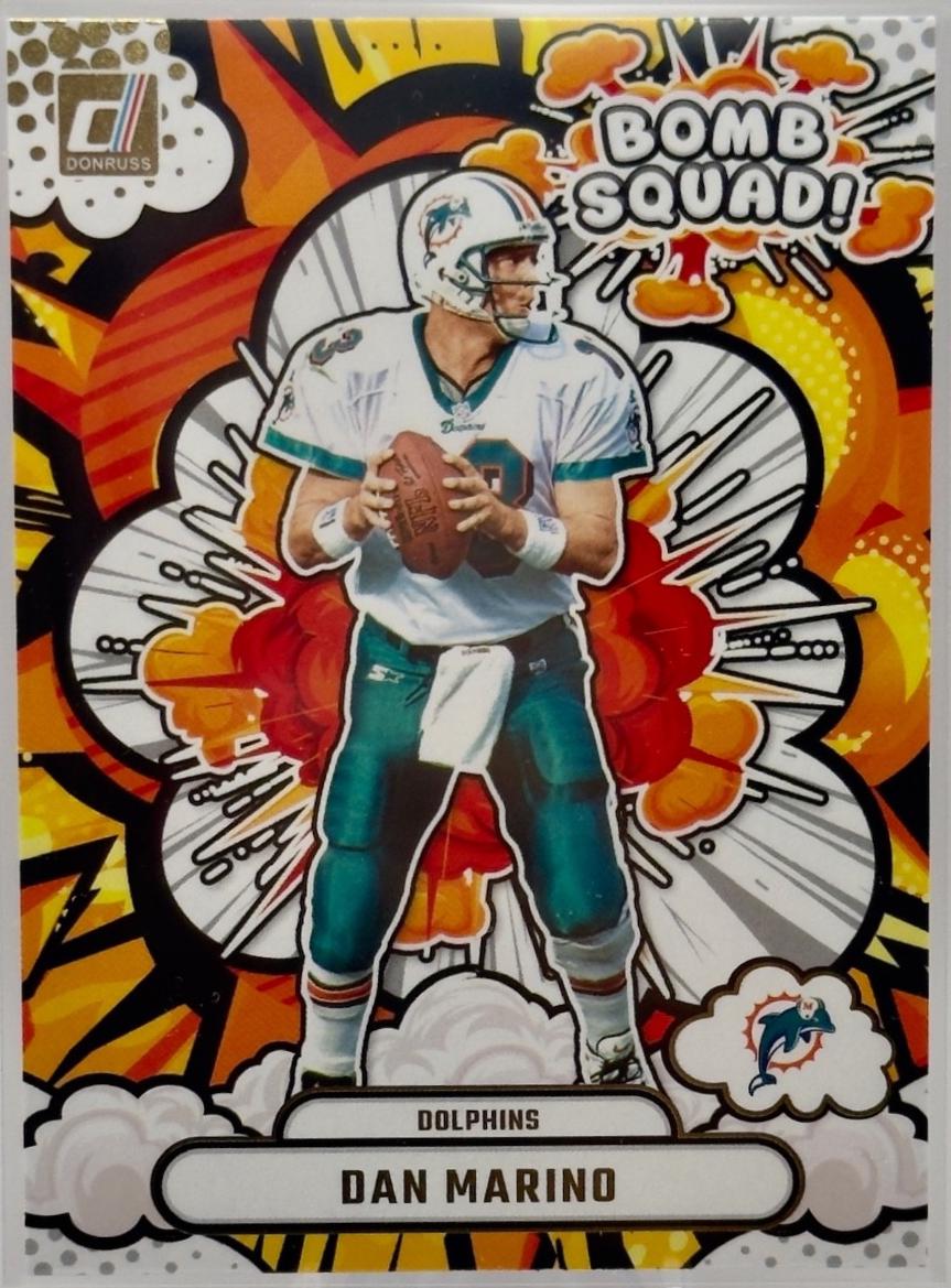 2025 Panini Donruss Bomb Squad Dan Marino #BS-DMO card