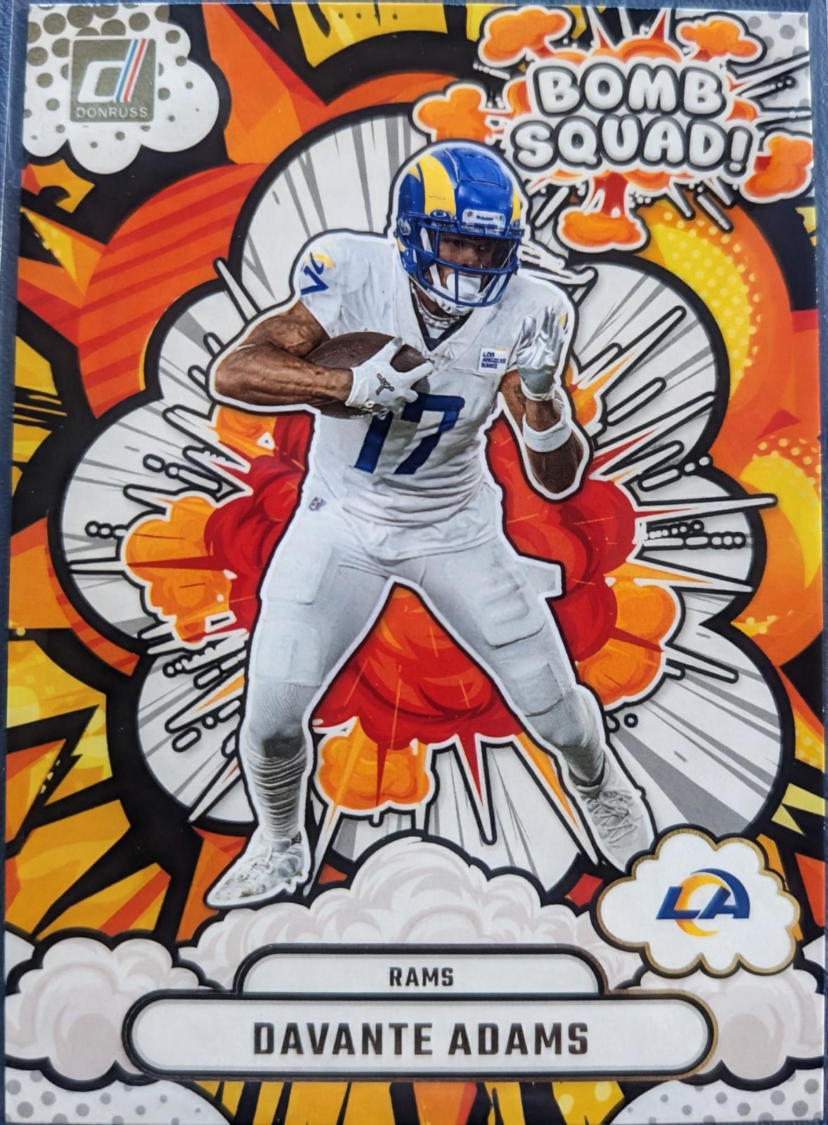 2025 Panini Donruss Bomb Squad Davante Adams #BS-DAS card