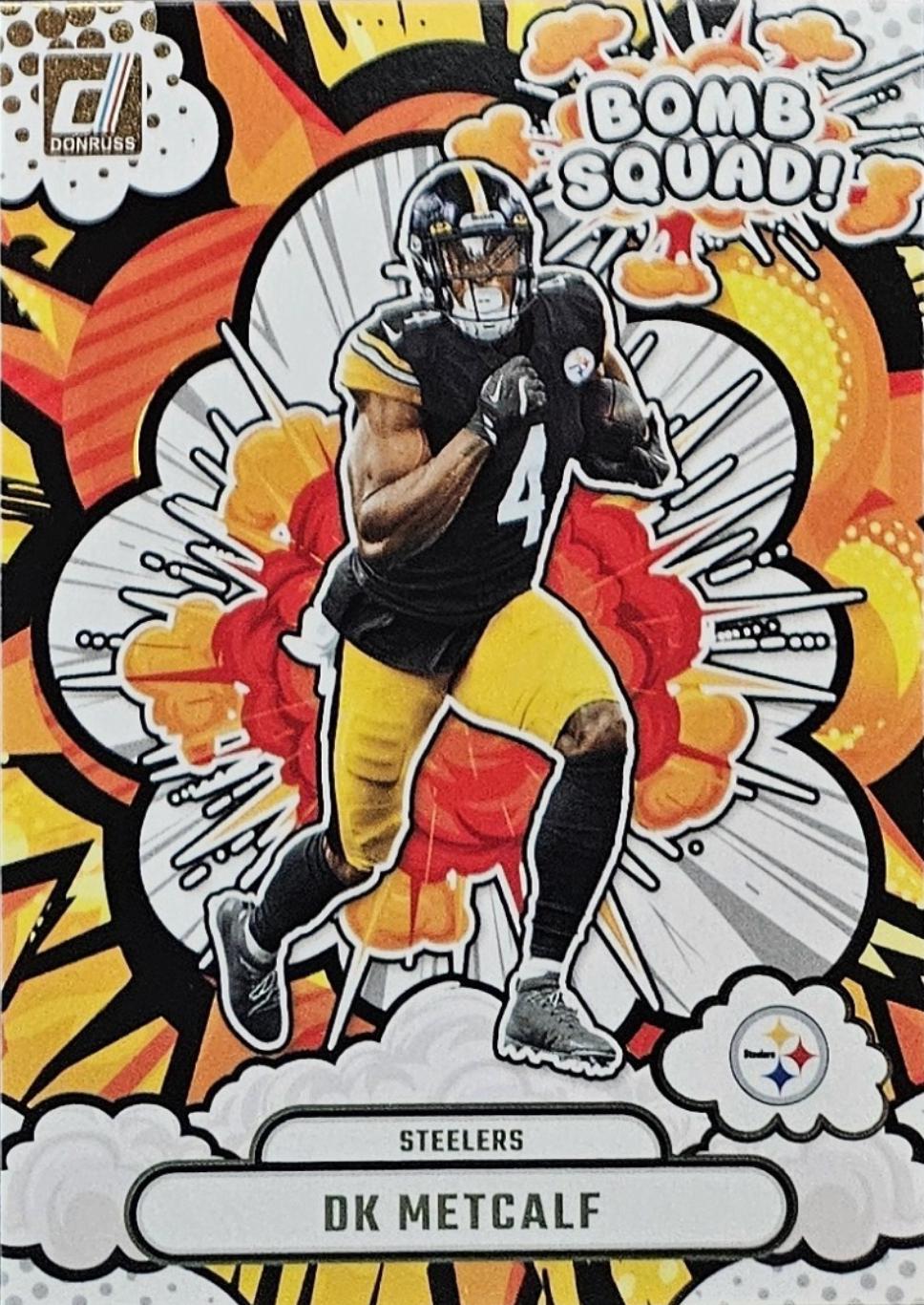 2025 Panini Donruss Bomb Squad DK Metcalf #BS-DMT card