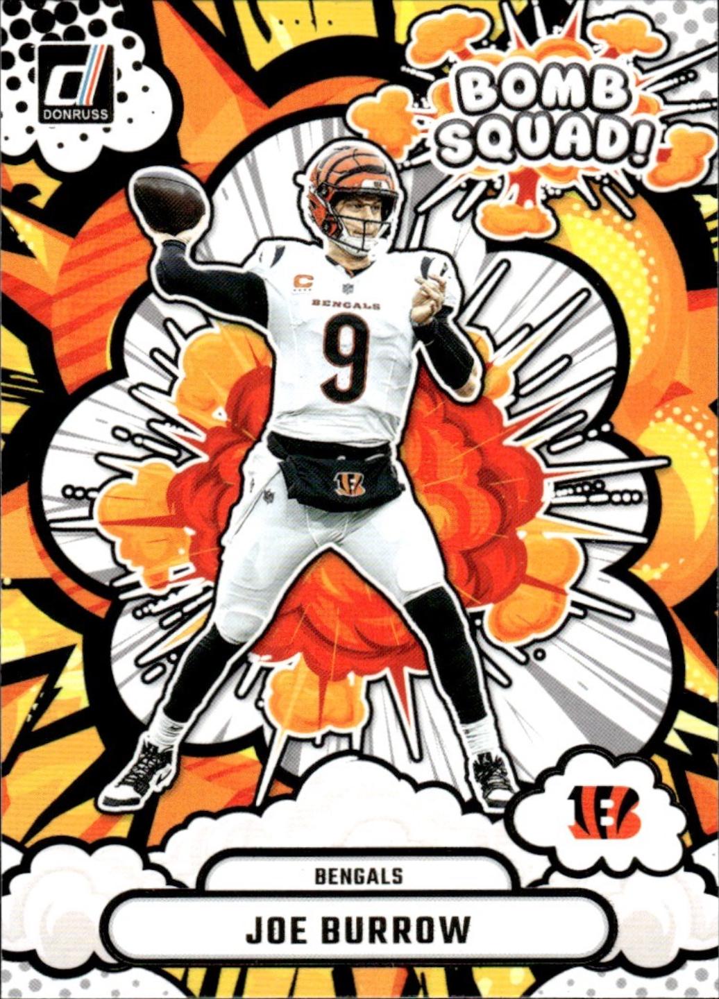 2025 Panini Donruss Bomb Squad Joe Burrow #BS-JBW card