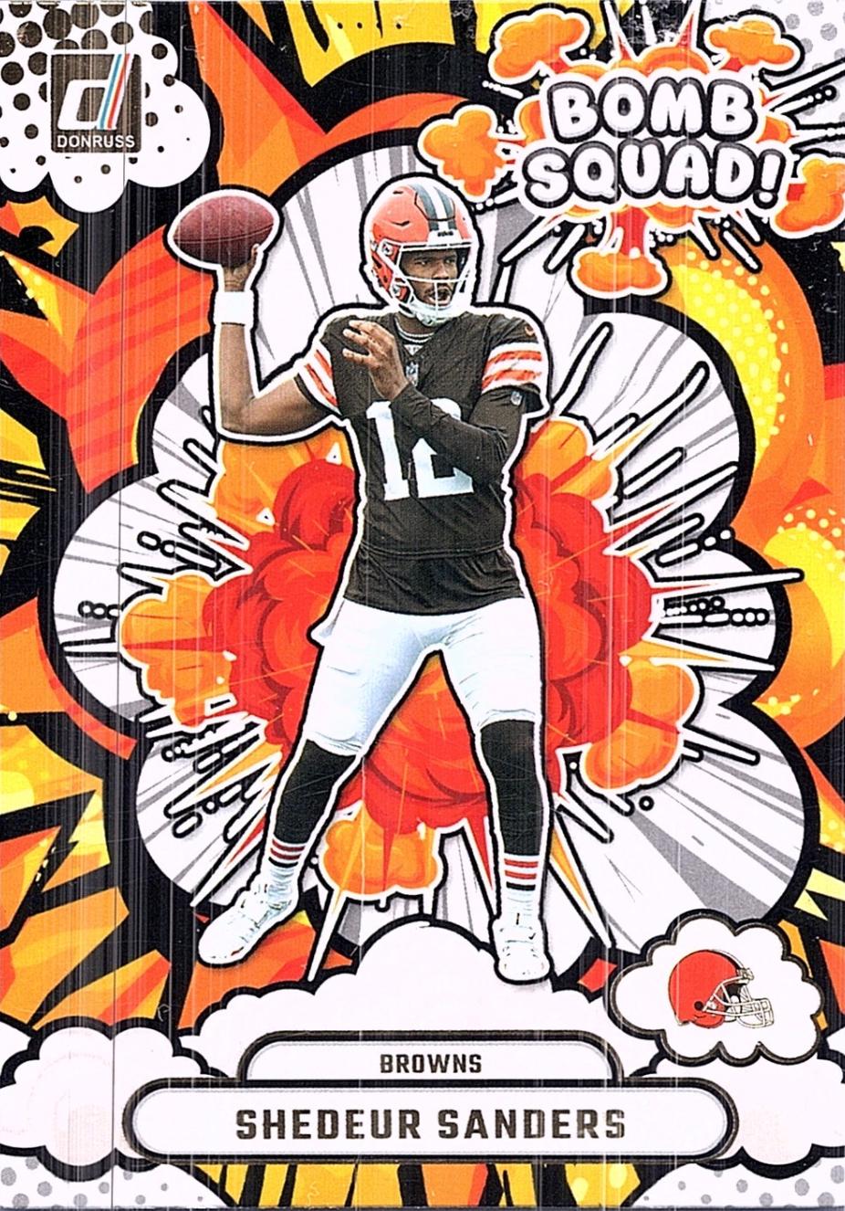 2025 Panini Donruss Bomb Squad Shedeur Sanders #BS-SSS card