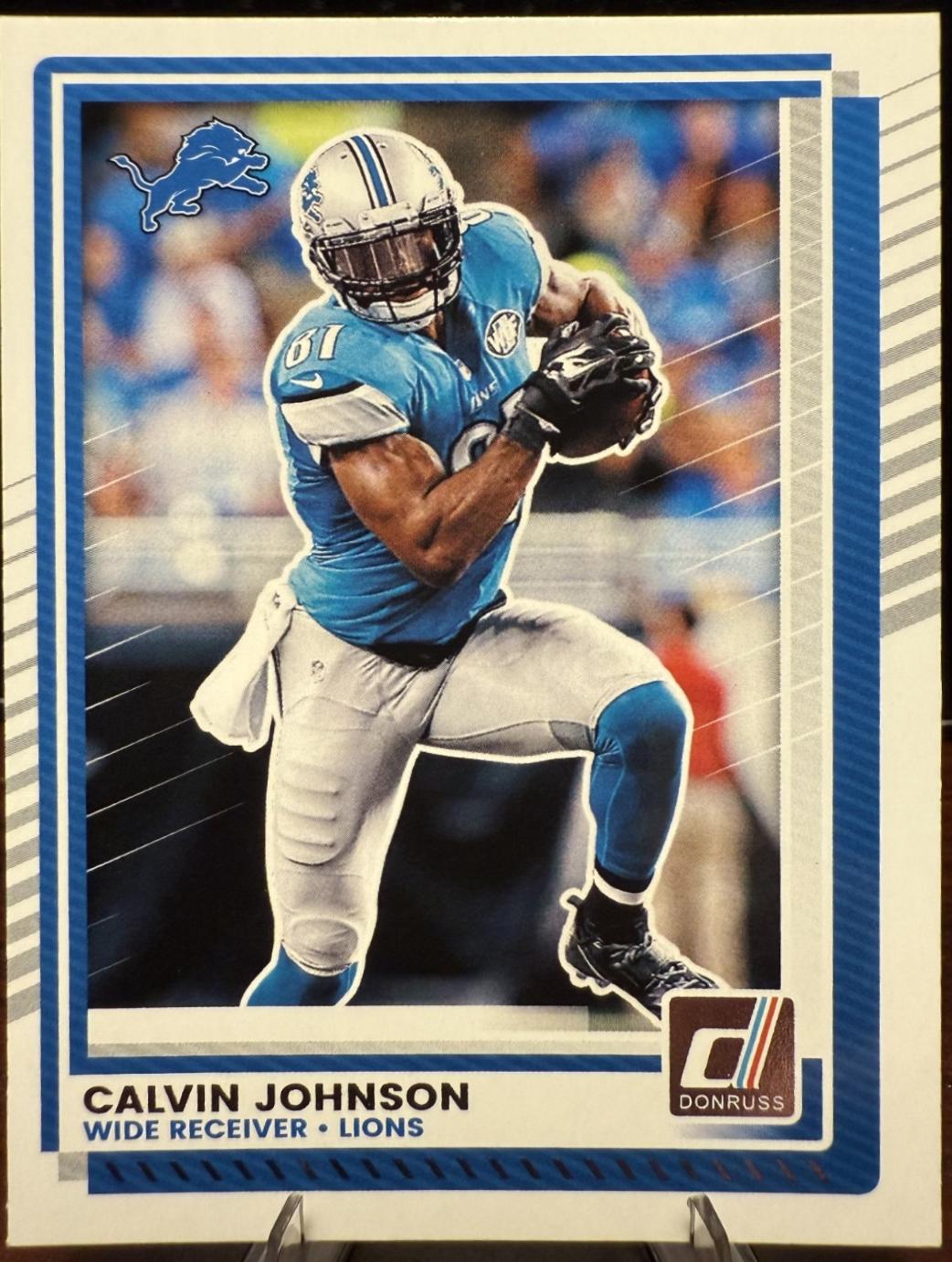 2025 Panini Donruss Calvin Johnson #24 card