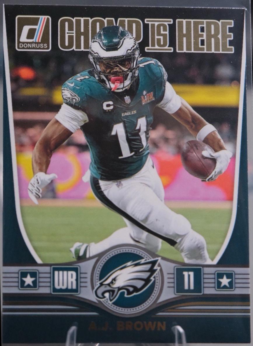 2025 Panini Donruss Champ is Here A.J. Brown #CIH-AJB card