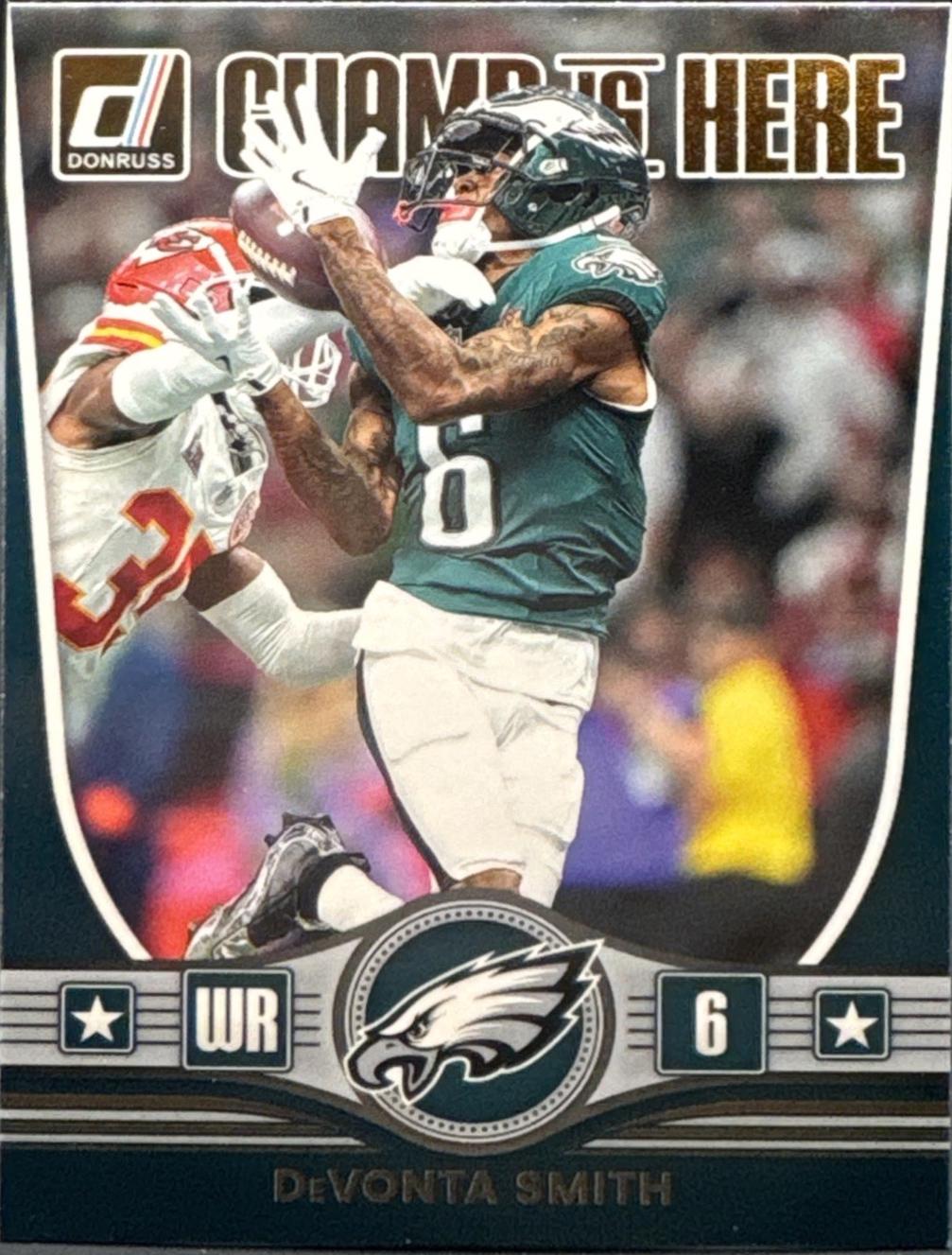 2025 Panini Donruss Champ is Here DeVonta Smith #CIH-DSH card