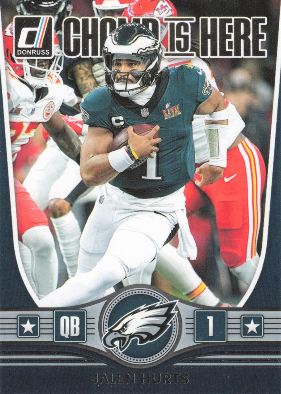 2025 Panini Donruss Champ is Here Jalen Hurts #CIH-JHS card