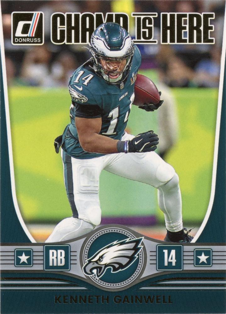 2025 Panini Donruss Champ is Here Kenneth Gainwell #CIH-KGL card