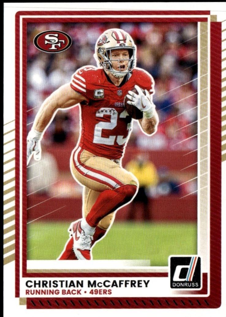 2025 Panini Donruss Christian McCaffrey #161 card