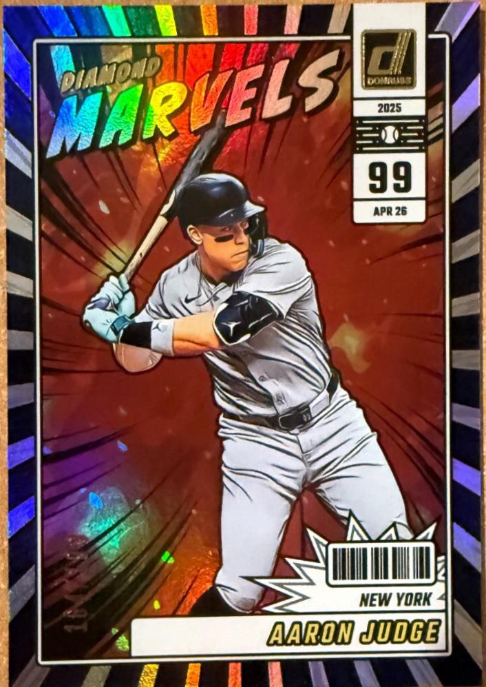 2025 Panini Donruss Diamond Marvels Aaron Judge [Holo] #16 card