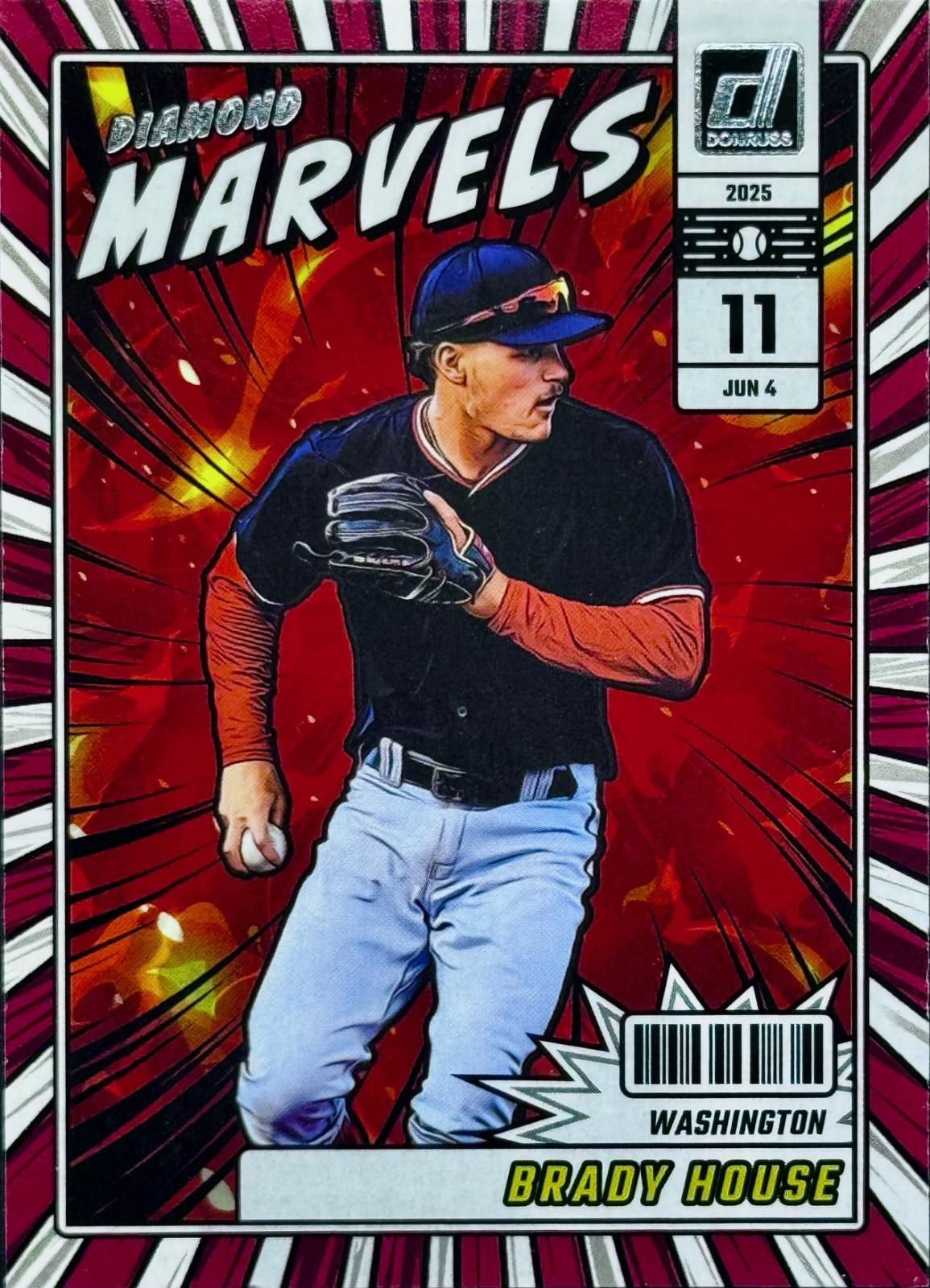 2025 Panini Donruss Diamond Marvels Brady House #12 card