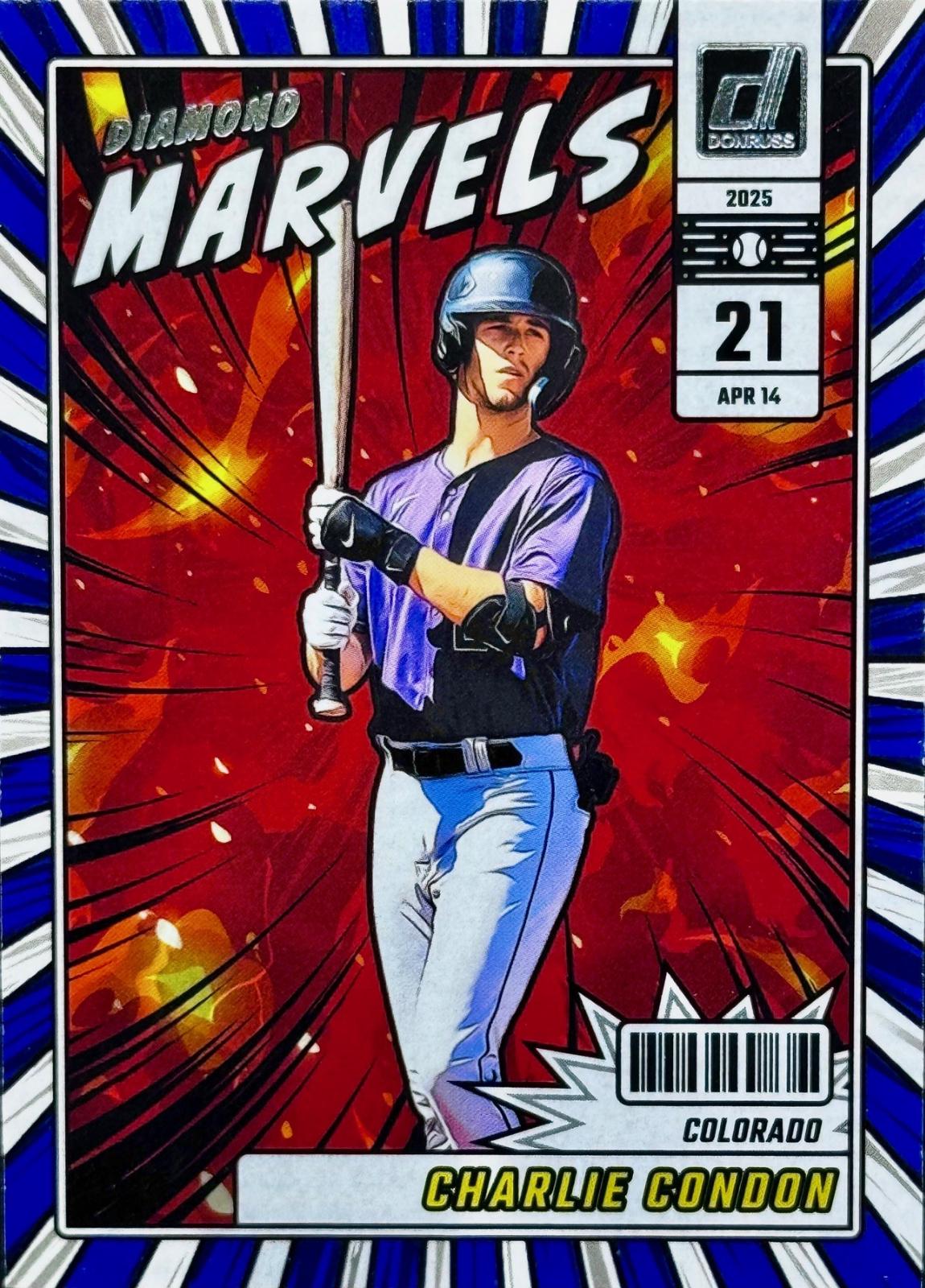 2025 Panini Donruss Diamond Marvels Charlie Condon #7 card