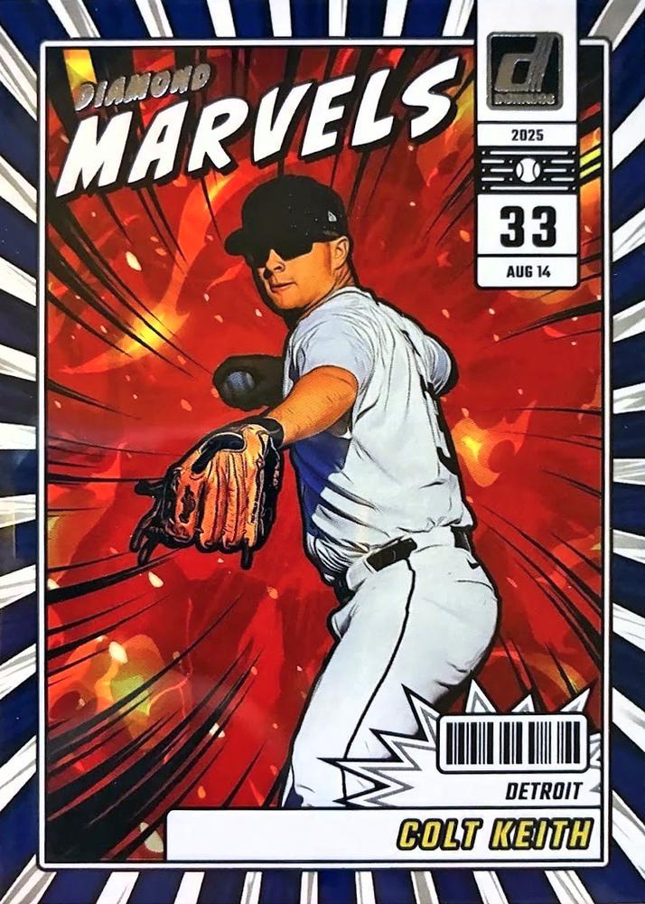 2025 Panini Donruss Diamond Marvels Colt Keith #10 card