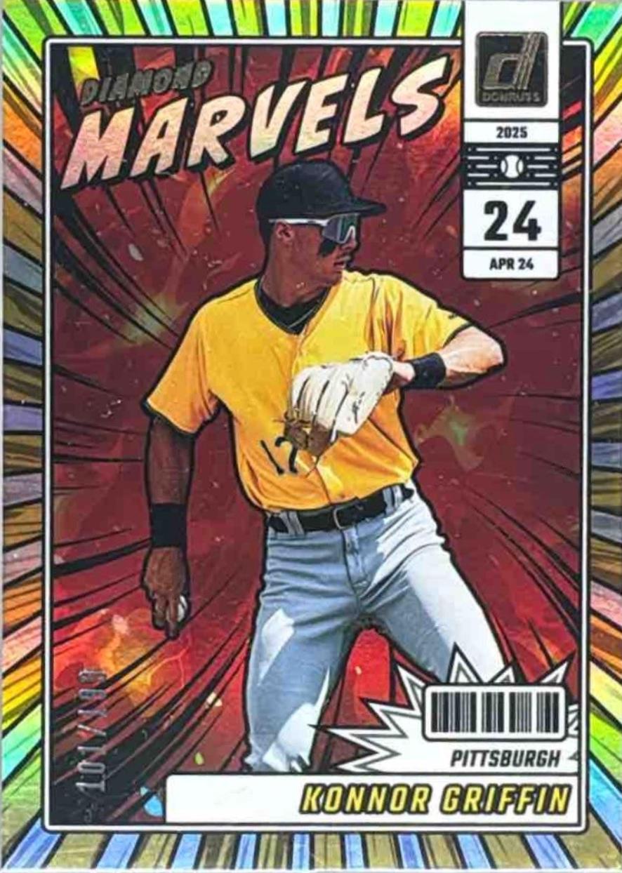 2025 Panini Donruss Diamond Marvels Konnor Griffin [Holo] #5 card