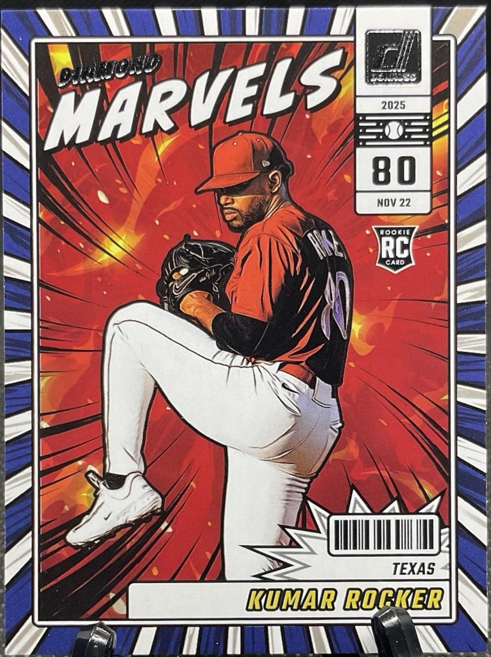 2025 Panini Donruss Diamond Marvels Kumar Rocker #15 card