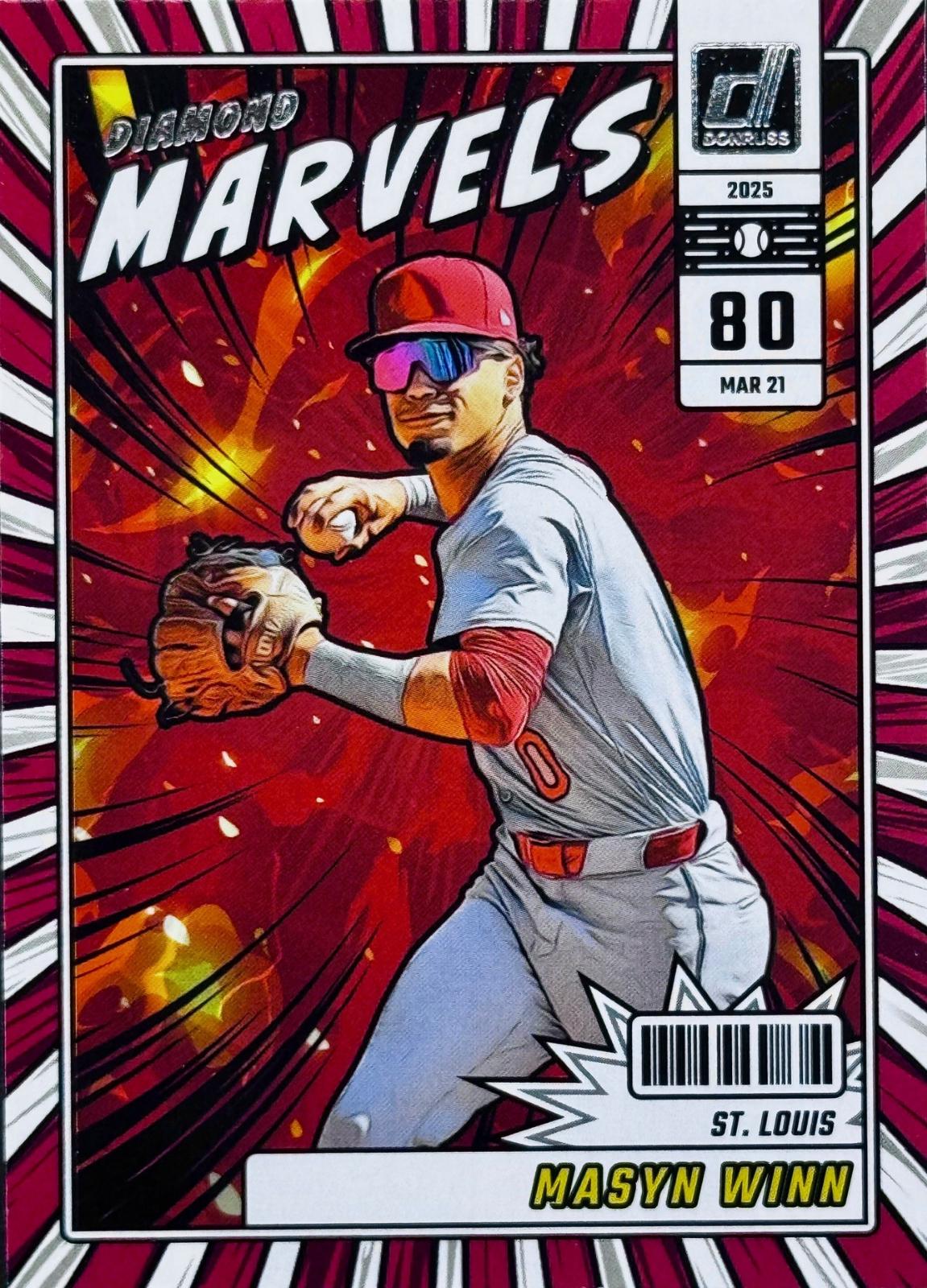 2025 Panini Donruss Diamond Marvels Masyn Winn #3 card