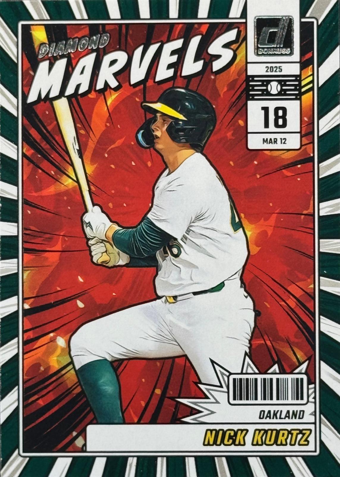 2025 Panini Donruss Diamond Marvels Nick Kurtz #2 card