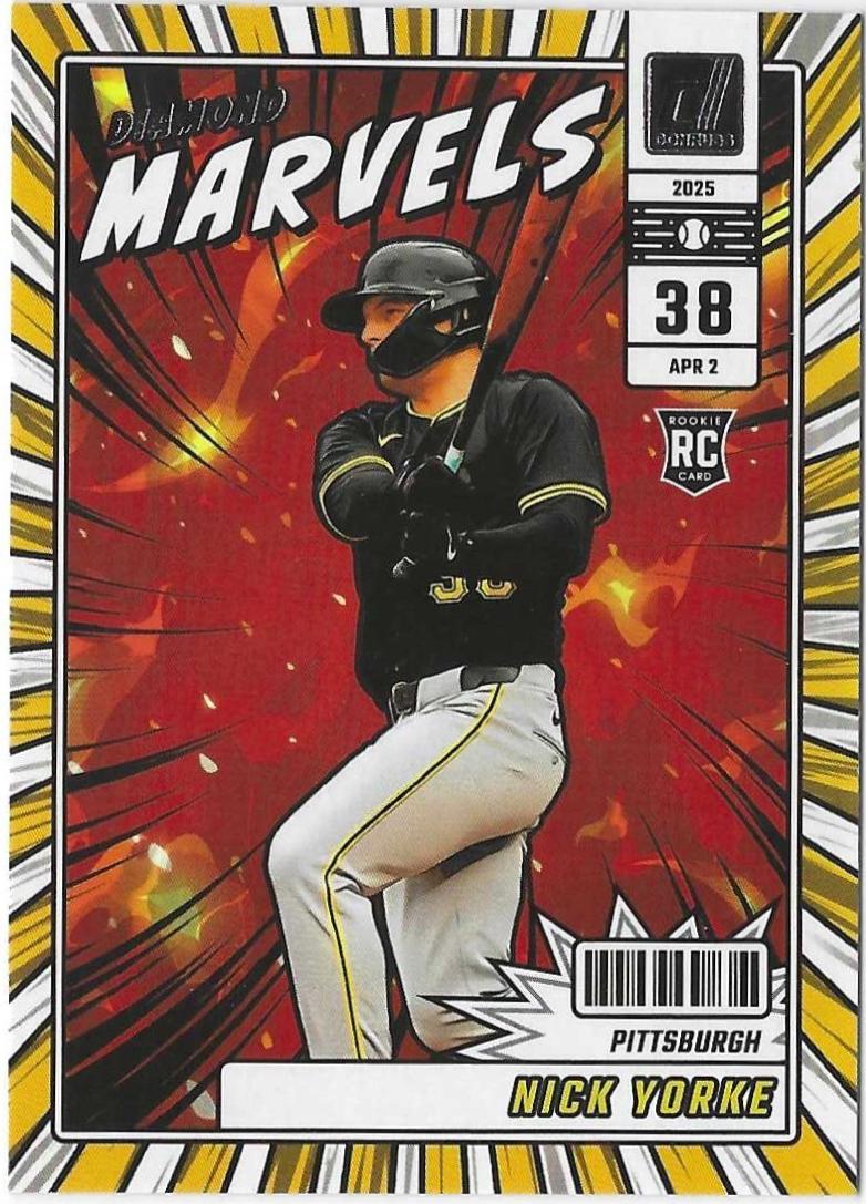 2025 Panini Donruss Diamond Marvels Nick Yorke #6 card