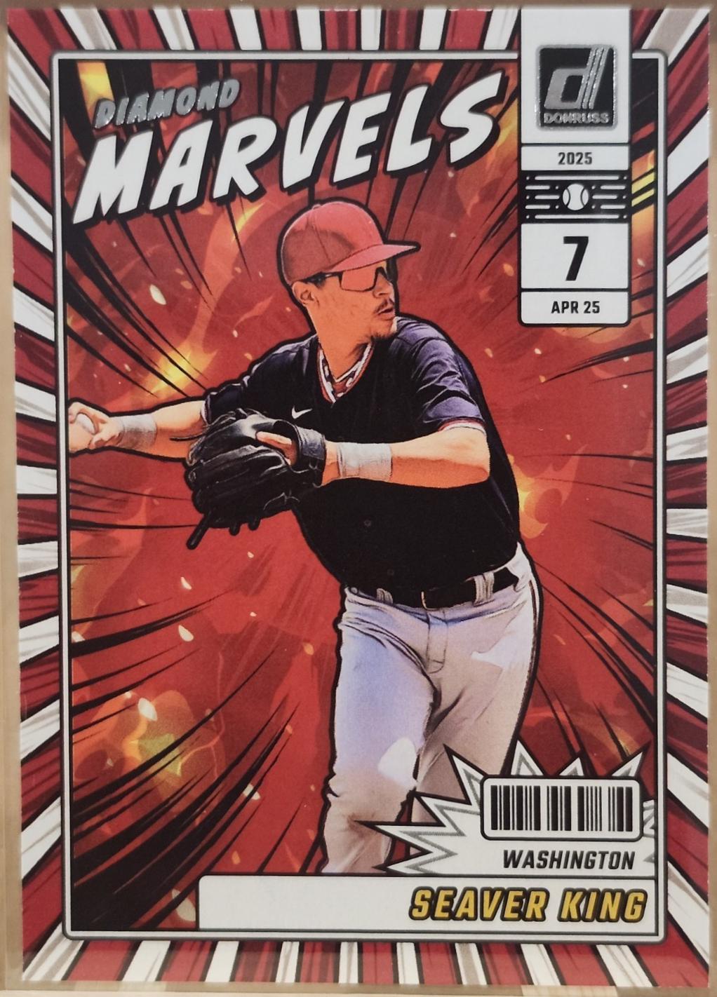 2025 Panini Donruss Diamond Marvels Seaver King #18 card