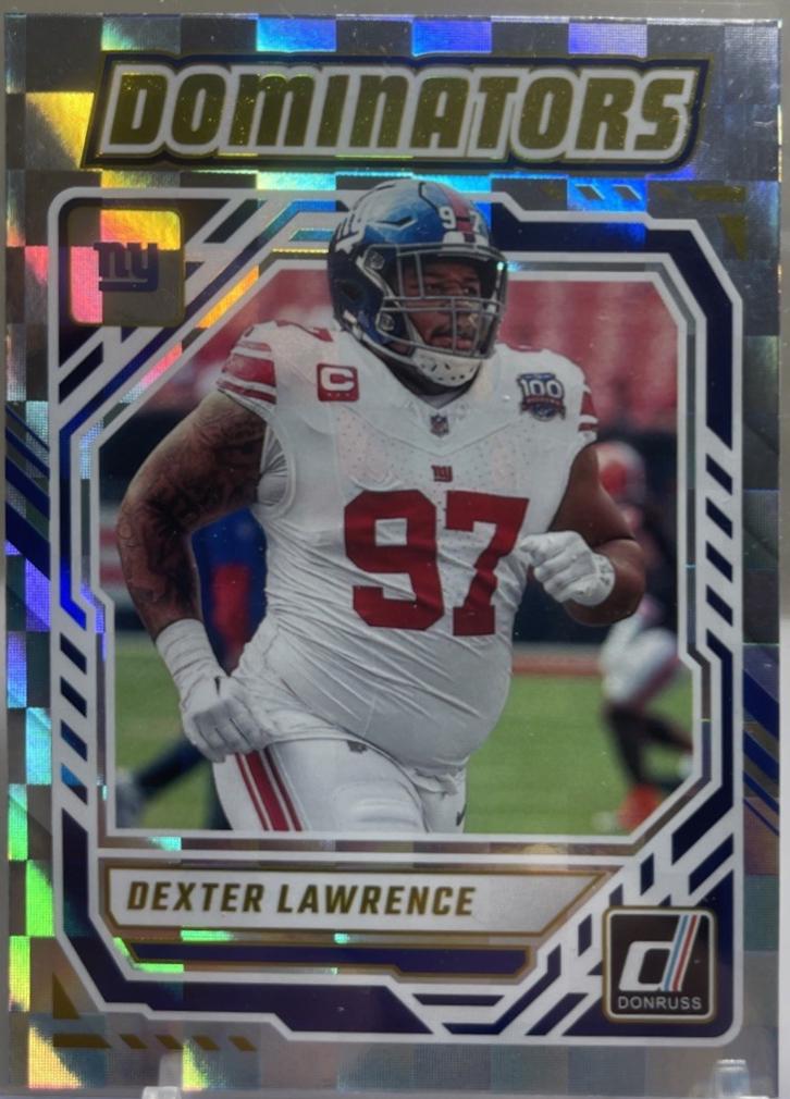 2025 Panini Donruss Dominators Dexter Lawrence #DOM-DLA card