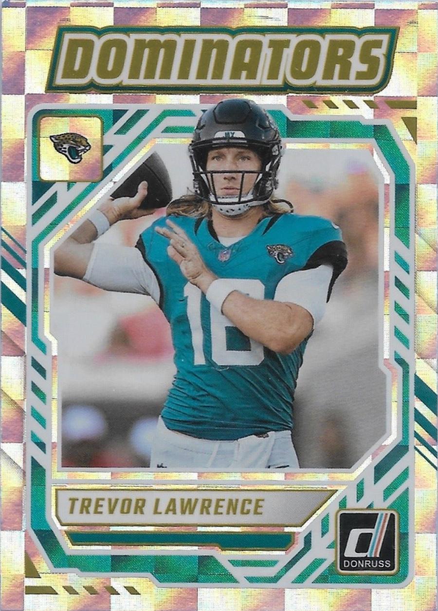 2025 Panini Donruss Dominators Trevor Lawrence #DOM-TLE card