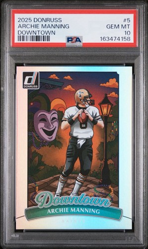 2025 Panini Donruss Downtown Archie Manning #5 card