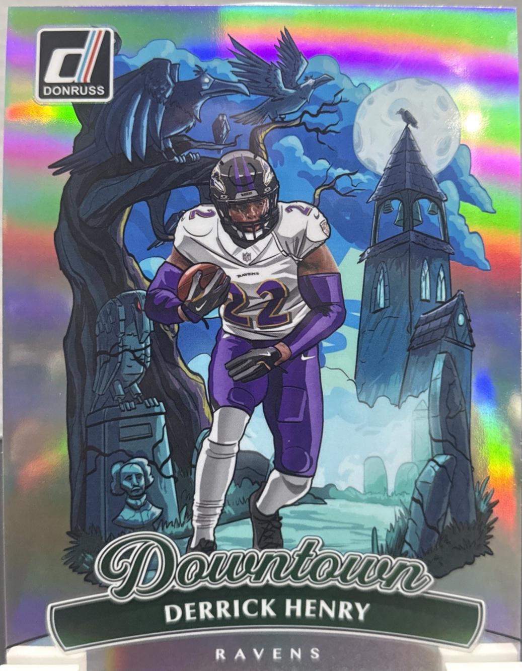 2025 Panini Donruss Downtown Derrick Henry [Oversized] #3 card