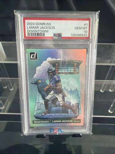 2025 Panini Donruss Downtown Lamar Jackson #1 card