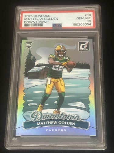 2025 Panini Donruss Downtown Matthew Golden #18 card