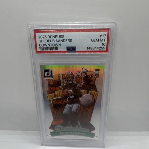 2025 Panini Donruss Downtown Shedeur Sanders #17 card