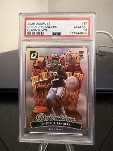 2025 Panini Donruss Downtown Shedeur Sanders [Oversized] #17 card
