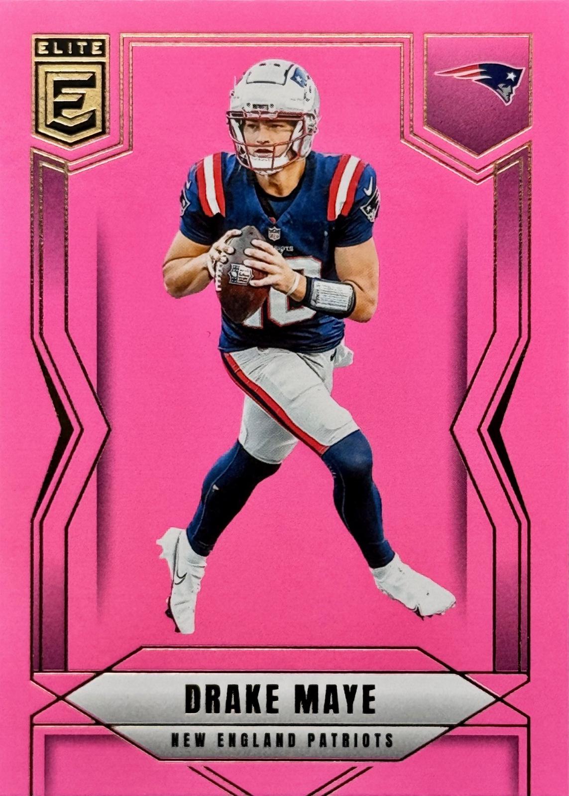 2025 Panini Donruss Elite Drake Maye [Pink] #65 card