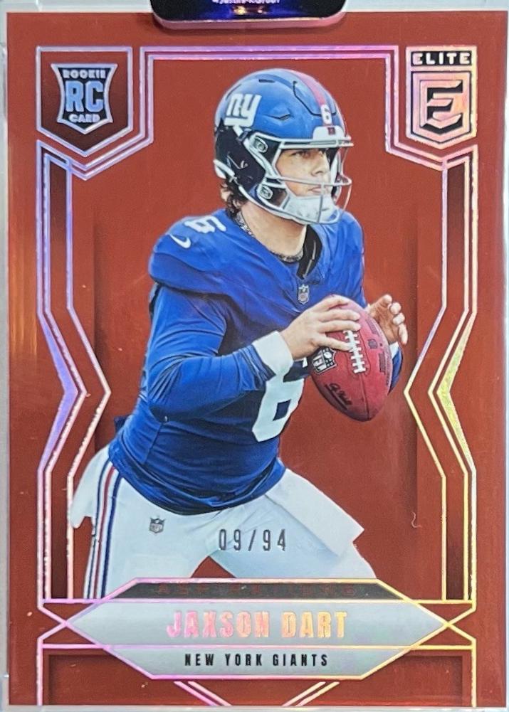 2025 Panini Donruss Elite Jaxson Dart [Aspirations Red] #103 card