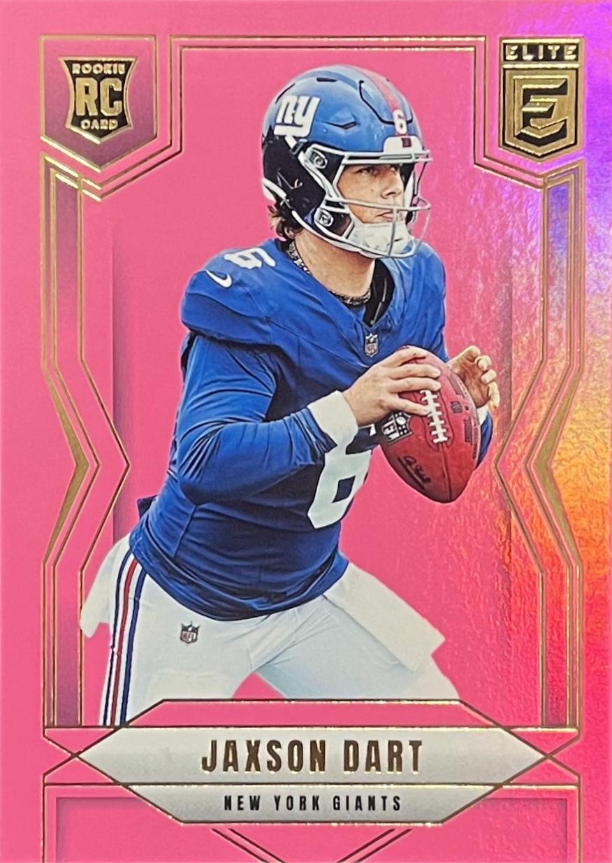 2025 Panini Donruss Elite Jaxson Dart [Pink] #103 card