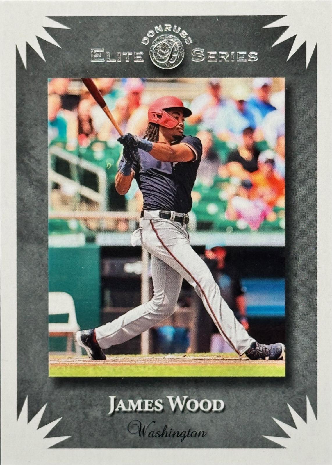 2025 Panini Donruss Elite Series James Wood #8 card