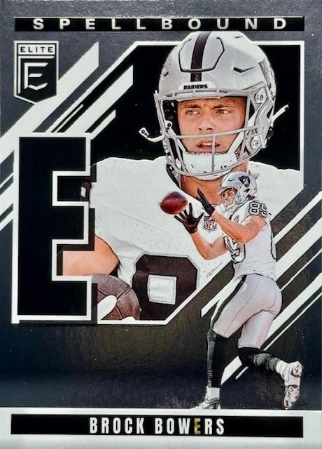 2025 Panini Donruss Elite Spellbound Brock Bowers #23 card