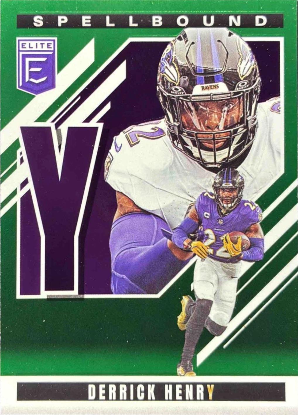 2025 Panini Donruss Elite Spellbound Derrick Henry [Green] #33 card