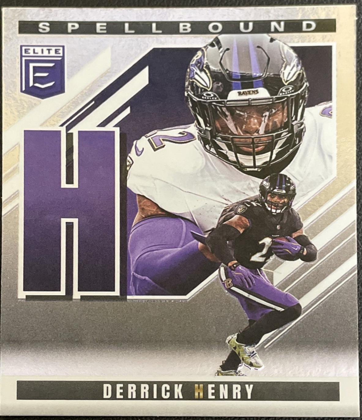 2025 Panini Donruss Elite Spellbound Derrick Henry [Lavender] #29 card