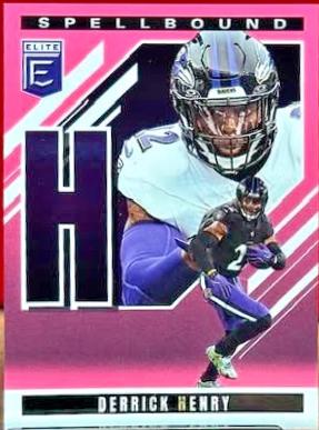 2025 Panini Donruss Elite Spellbound Derrick Henry [Pink] #29 card