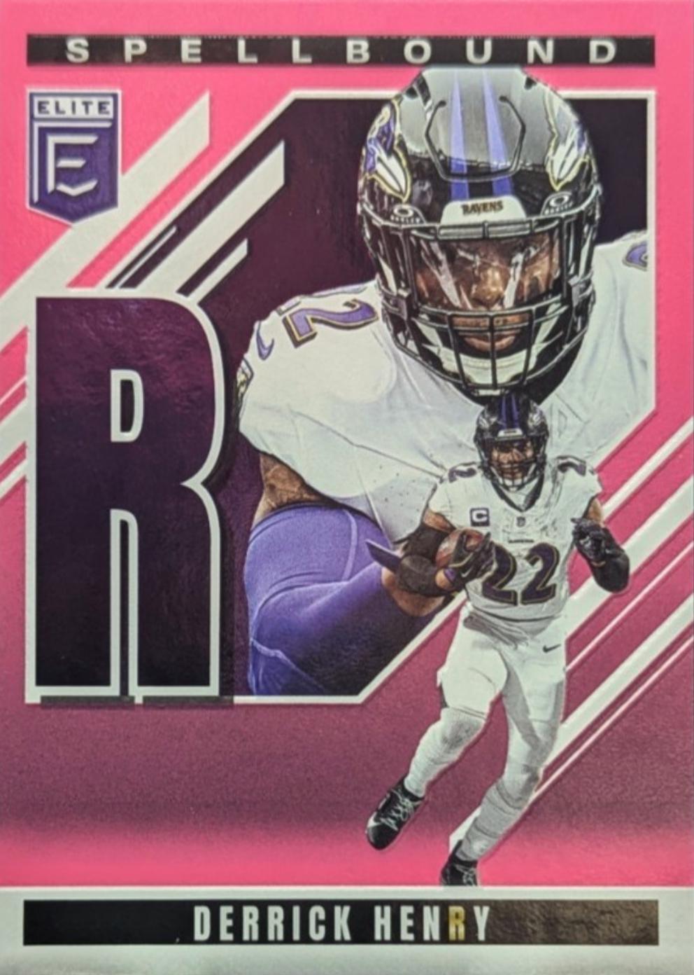 2025 Panini Donruss Elite Spellbound Derrick Henry [Pink] #32 card