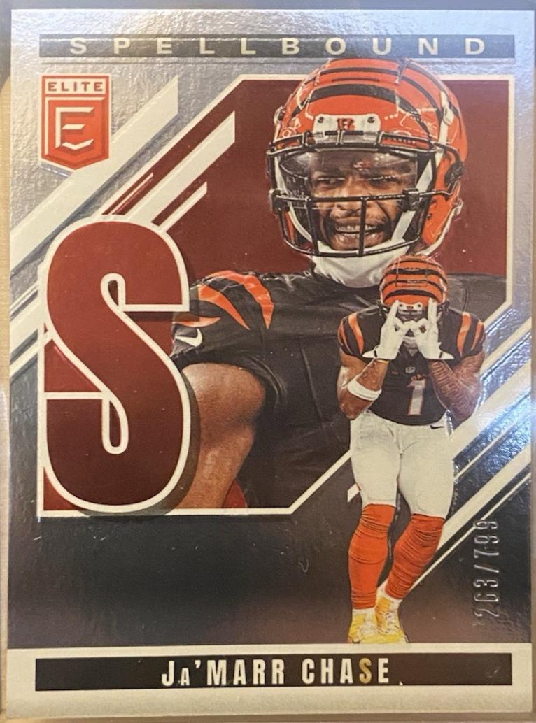 2025 Panini Donruss Elite Spellbound Ja'Marr Chase #17 card