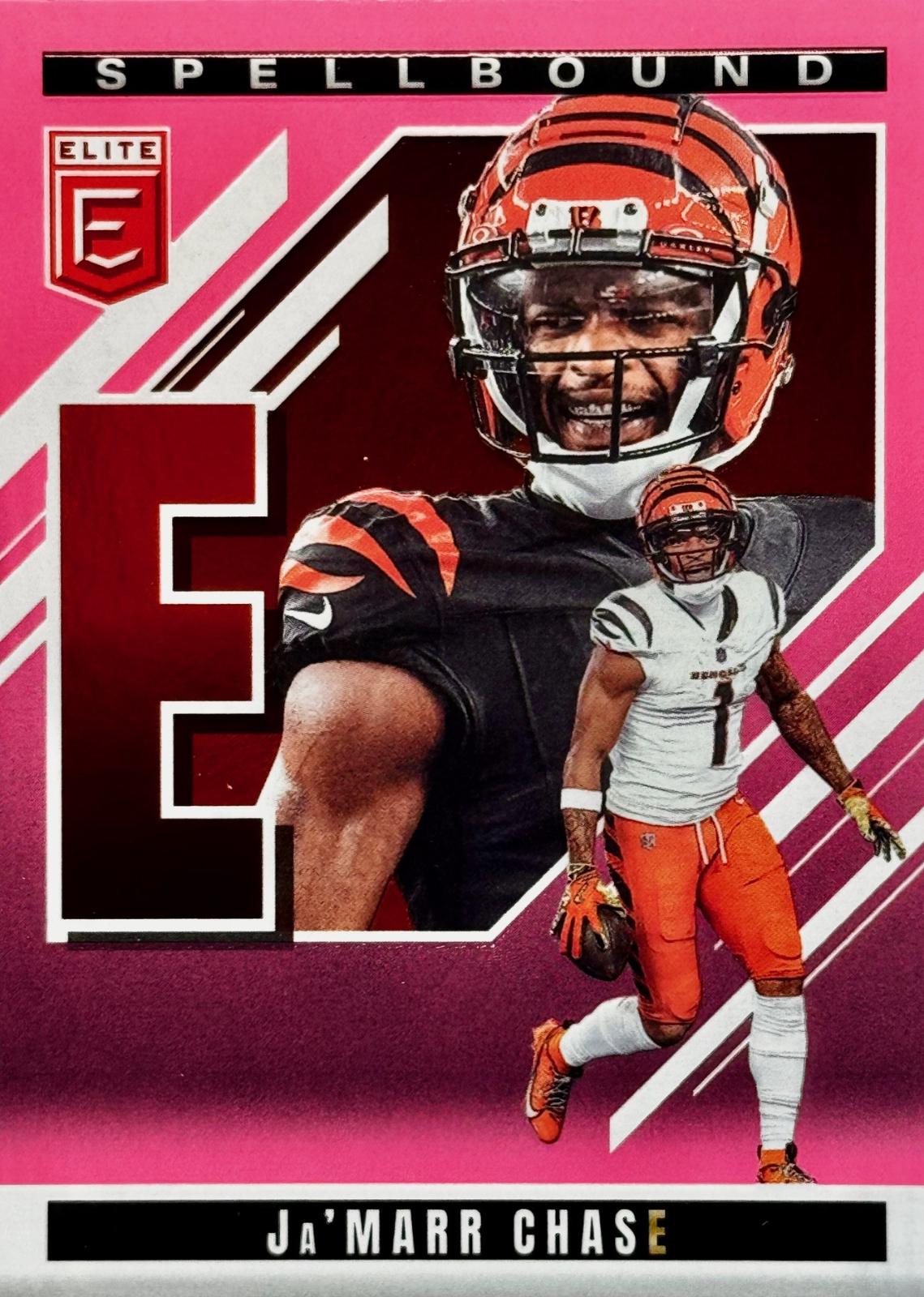 2025 Panini Donruss Elite Spellbound Ja'Marr Chase [Pink] #19 card