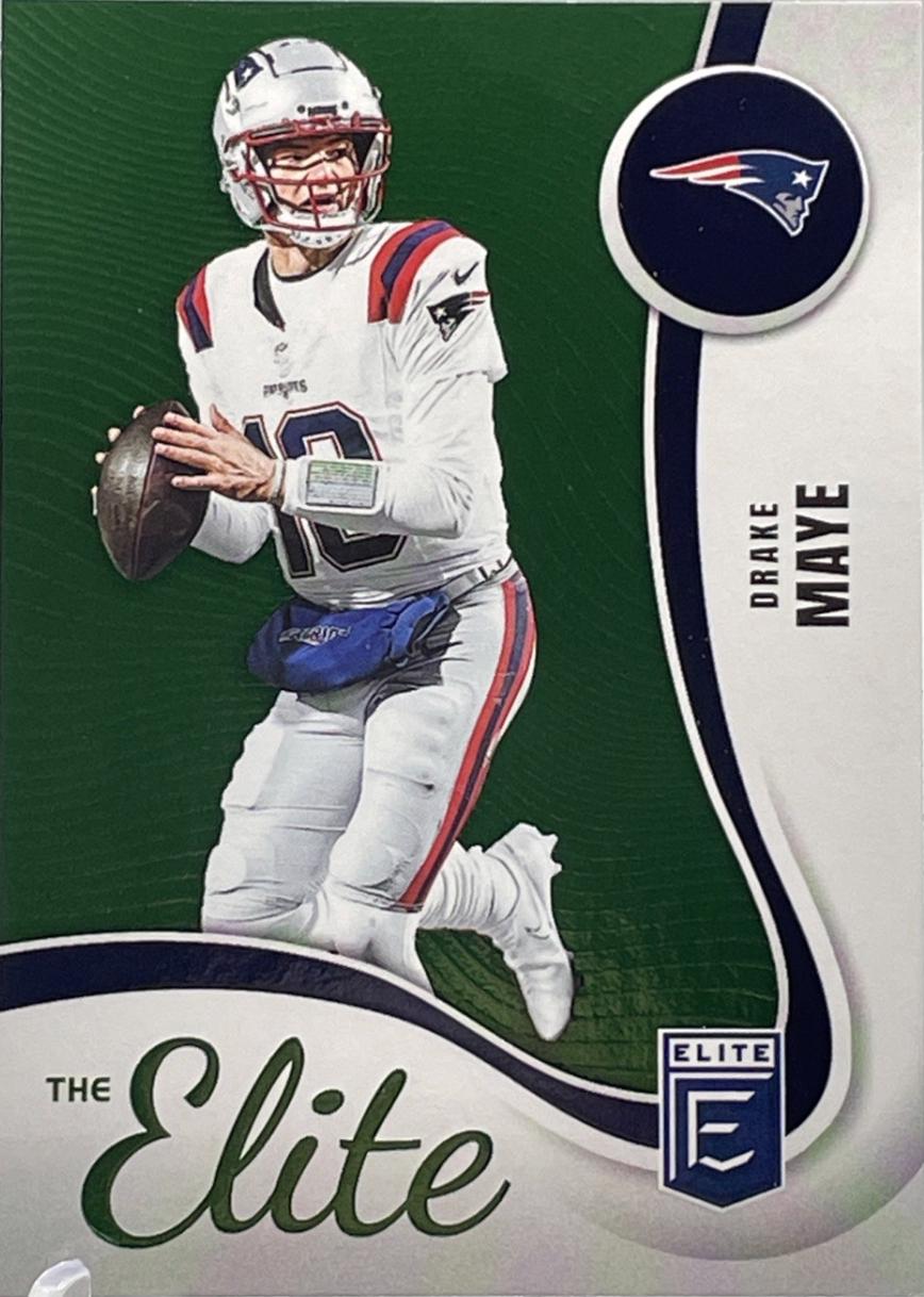2025 Panini Donruss Elite The Elite Drake Maye [Green] #7 card