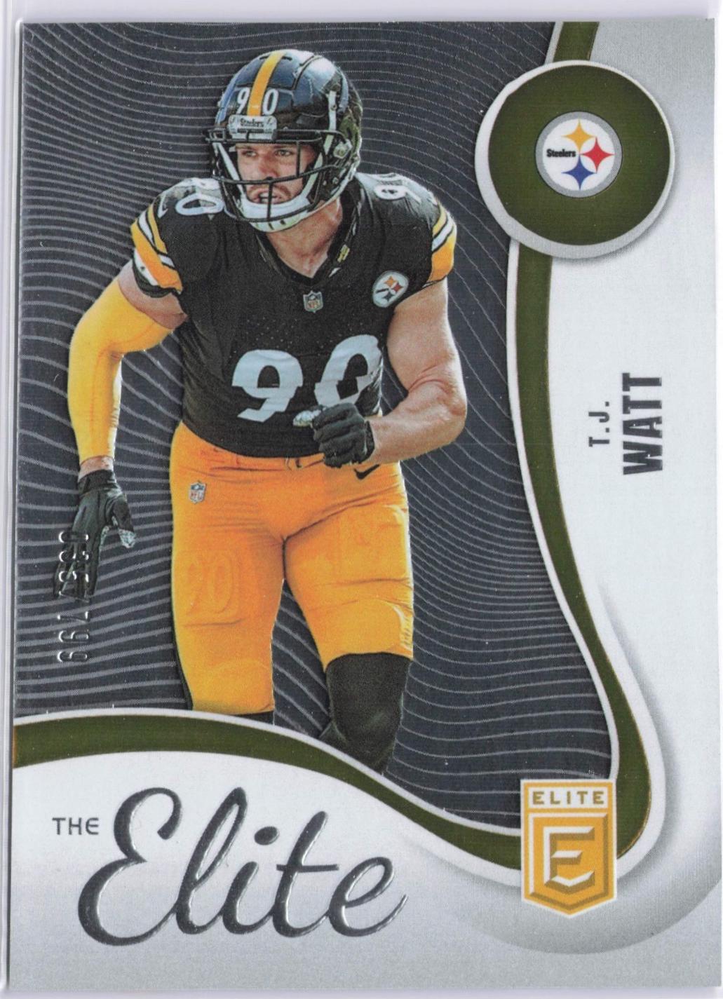 2025 Panini Donruss Elite The Elite T.J. Watt #2 card