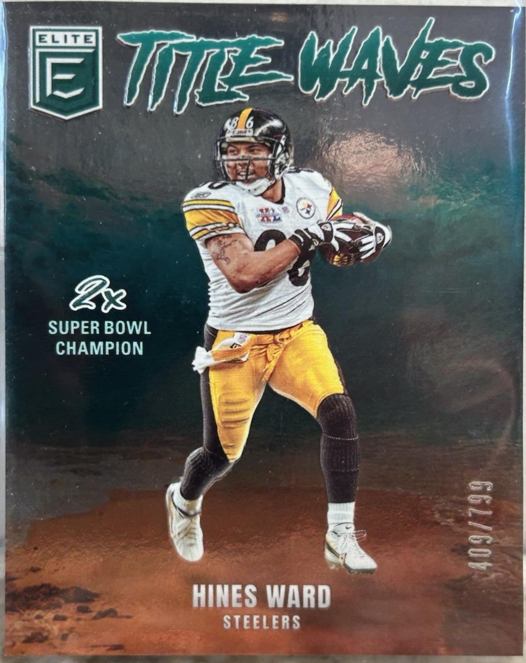 2025 Panini Donruss Elite Title Waves Hines Ward #10 card