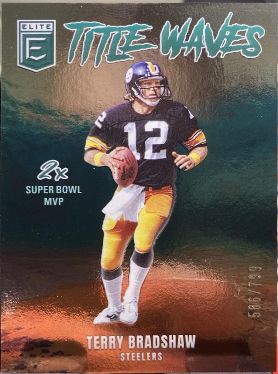 2025 Panini Donruss Elite Title Waves Terry Bradshaw #2 card