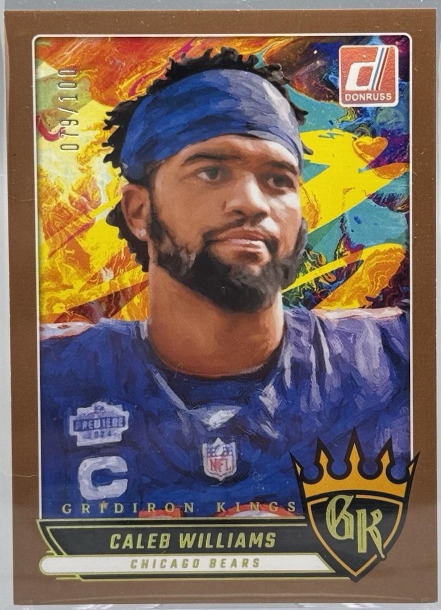 2025 Panini Donruss Gridiron Kings Caleb Williams [Studio Series] #GK-CWS card